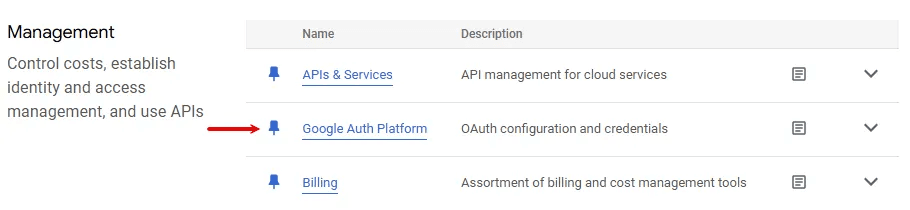 YouTube Data API v3 — click Enable to activate the API for your project